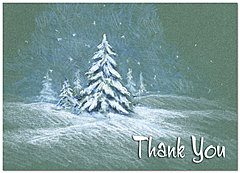 Winter Magic Thank You Card H1318D-A